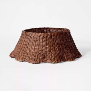Scalloped Woven Christmas Tree Collar - Threshold Studio McGee, Target 2025 NWT‎